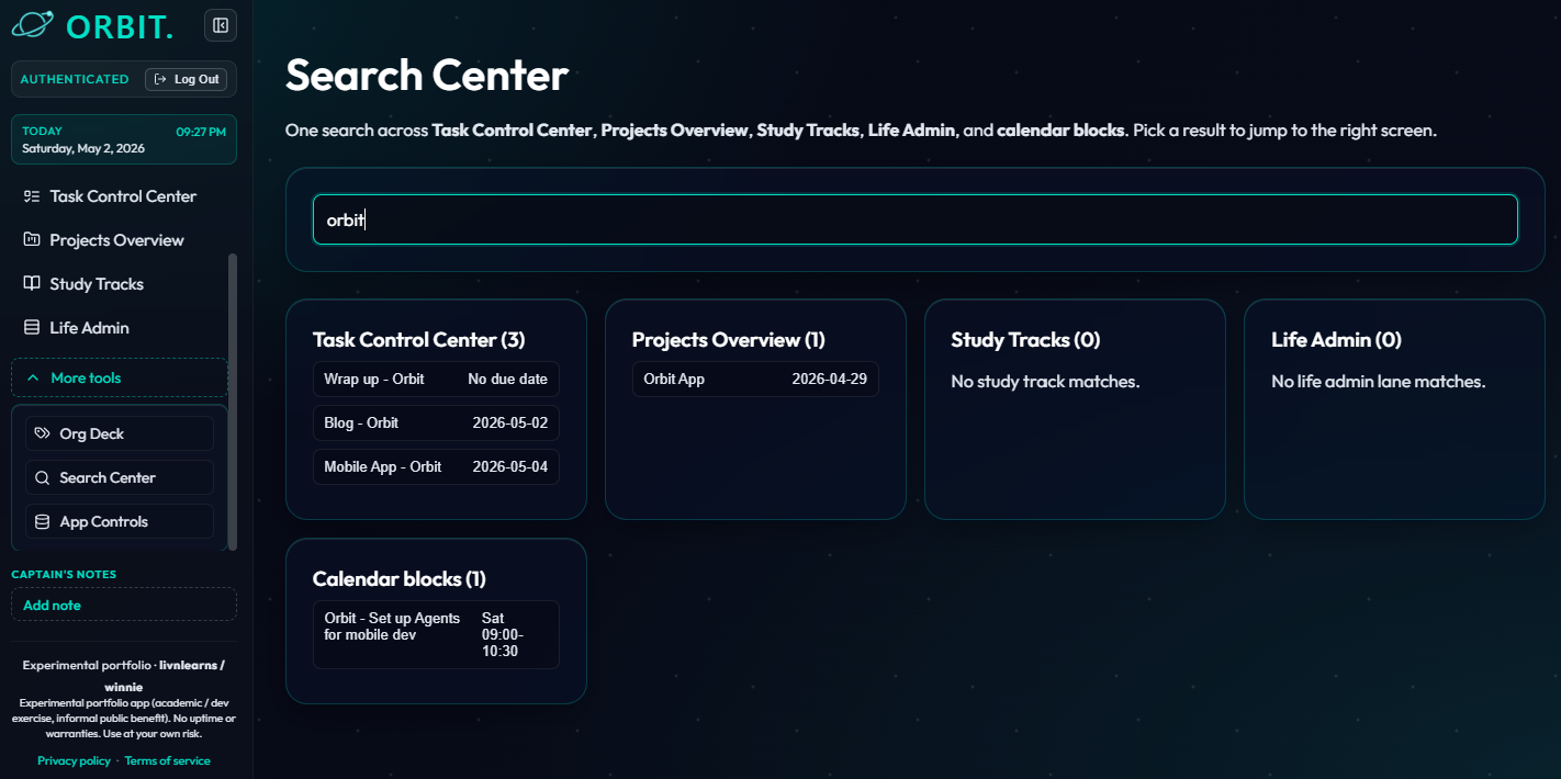 Search Center